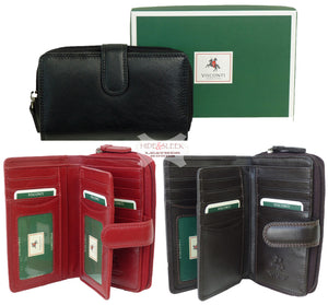 Visconti Boxed Large Ladies Leather Purse in 4 colour options