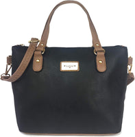 Womens Top Handle Grab Bag with Detachable Adjustable Cross Body Shoulder Strap