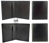 Mens Leather Bi Fold Leather Wallet 3 Cards RFID 2 Colours Mala