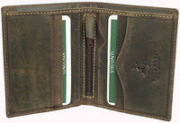 Visconti RFID Boxed Hunter Leather Slim Wallet with 6 Card slots 705
