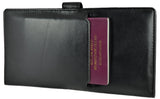 Real Leather Travel Wallet Passport Holder Organiser