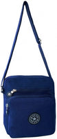 Womens Three Section Small Lightweight Travel Nylon Crossbody Bag - Holidays, Everyday, Travel Use