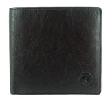 Mens Leather Bi Fold Leather Wallet 4 Cards RFID Mala