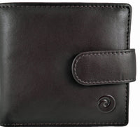 Mens RFID Blocking Real Leather Wallet 9 Cards/ID Window by Mala