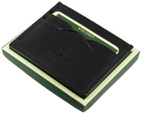 VISCONTI Small Wallet Real Leather Credit Card Holder