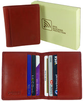 Compact Leather RFID 8 Card Holder